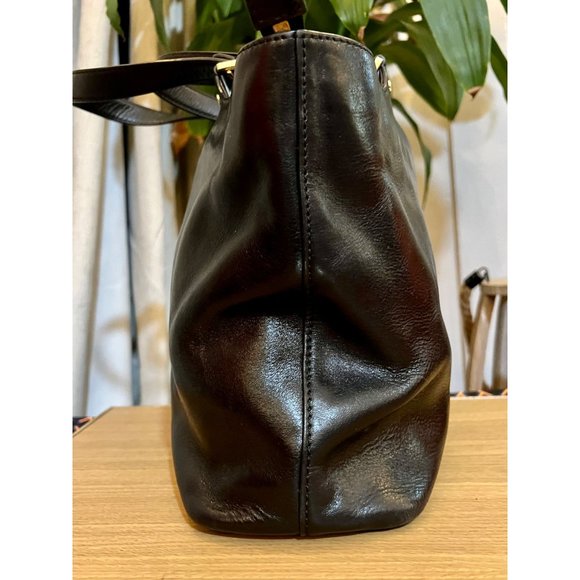 ♦️AUTHENTIC TORY BURCH BLACK BOMBE SATCHEL/SHOULDER BAG - Picture 5 of 16